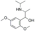 1-(2,5-DIMETHOXYPHENYL)-2-(ISOPROPYLAMINO)-1-PROPANOL 结构式