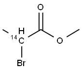 METHYL-2-BROMOPROPIONATE, [2-14C] 结构式