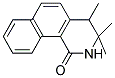 3,3,4-TRIMETHYL-3,4-DIHYDROBENZO[H]ISOQUINOLIN-1(2H)-ONE 结构式