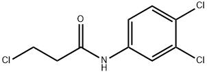 3-氯-N-(3,4-二氯苯基)丙酰胺 结构式