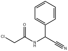 2-CHLORO-N-[CYANO(PHENYL)METHYL]ACETAMIDE 结构式