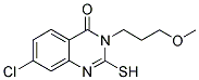 7-CHLORO-2-MERCAPTO-3-(3-METHOXYPROPYL)QUINAZOLIN-4(3H)-ONE 结构式