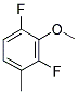 2,6-DIFLUORO-3-METHYLANISOLE 结构式