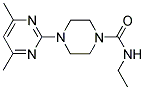 [4-(4,6-DIMETHYLPYRIMIDIN-2-YL)PIPERAZIN-1-YL]-N-ETHYLFORMAMIDE 结构式