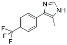 5-METHYL-4-(4-(TRIFLUOROMETHYL)PHENYL)-(1H)-IMIDAZOLE 结构式