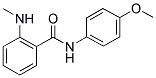 N-(4-METHOXYPHENYL)-2-(METHYLAMINO)BENZAMIDE 结构式