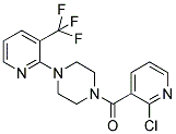 (2-CHLOROPYRIDIN-3-YL)(4-[3-(TRIFLUOROMETHYL)PYRIDIN-2-YL]PIPERAZINO)METHANONE 结构式
