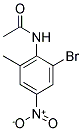 N-(2-Bromo-4-nitro-6-methylphenyl)acetamide 结构式