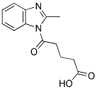 5-(2-METHYL-BENZOIMIDAZOL-1-YL)-5-OXO-PENTANOIC ACID 结构式