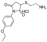 3-((2-氨基乙基)硫代)-1-(4-乙氧基苯基)吡咯烷-2,5-二酮盐酸盐 结构式