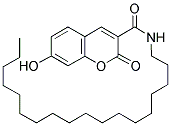 7-HYDROXY-N-OCTADECYLCOUMARIN-3-CARBOXAMIDE 结构式