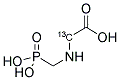 草甘膦-2-13C 结构式