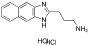 3-(1H-萘并[2,3-D]咪唑-2-基)丙-1-胺二盐酸盐 结构式