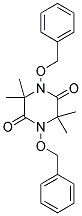 1,4-BIS(BENZYLOXY)-3,3,6,6-TETRAMETHYLPIPERAZINE-2,5-DIONE 结构式