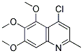 4-CHLORO-2-METHYL-5,6,7-TRIMETHOXYQUINOLINE 结构式