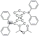 (S)-(R)-BPPFOAC 结构式