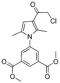 DIMETHYL 5-[3-(CHLOROACETYL)-2,5-DIMETHYL-1H-PYRROL-1-YL]ISOPHTHALATE 结构式