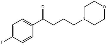 1-(4-FLUOROPHENYL)-4-MORPHOLINO-1-BUTANONE 结构式