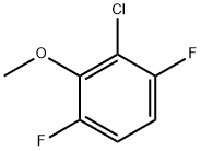 2-氯-3,6-二氟苯甲醚 结构式