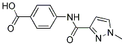4-[(1-METHYL-1 H-PYRAZOLE-3-CARBONYL)-AMINO]-BENZOIC ACID 结构式