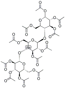 D-CELLOTRIOSE UNDECAACETATE 结构式