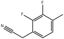 2-(2,3-二氟-4-甲基苯基)乙腈 结构式