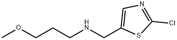 N-[(2-CHLORO-1,3-THIAZOL-5-YL)METHYL]-3-METHOXY-1-PROPANAMINE 结构式