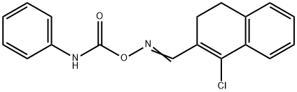 3-(([(ANILINOCARBONYL)OXY]IMINO)METHYL)-4-CHLORO-1,2-DIHYDRONAPHTHALENE 结构式