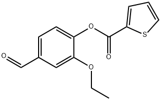 (2-乙氧基-4-甲烷酰-苯基)噻吩-2-羧酸酯 结构式