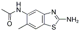 N-(2-AMINO-6-METHYL-BENZOTHIAZOL-5-YL)-ACETAMIDE 结构式