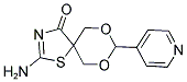 2-AMINO-8-PYRIDIN-4-YL-7,9-DIOXA-1-THIA-3-AZASPIRO[4.5]DEC-2-EN-4-ONE 结构式