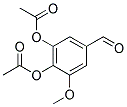 2-(ACETYLOXY)-4-FORMYL-6-METHOXYPHENYL ACETATE 结构式