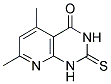 5,7-Dimethyl-2-thioxo-2,3-dihydropyrido[2,3-d]pyrimidin-4(1H)-one 结构式