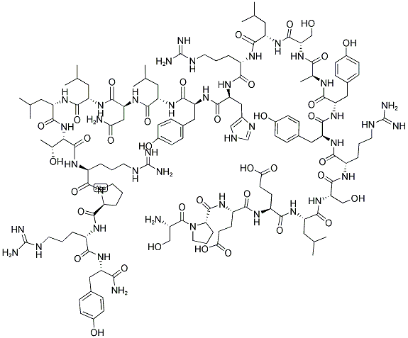 [LEU31,PRO34]-NEUROPEPTIDE Y (13-36), PORCINE 结构式
