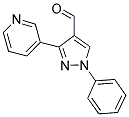 1-PHENYL-3-PYRIDIN-3-YL-1H-PYRAZOLE-4-CARBALDEHYDE 结构式