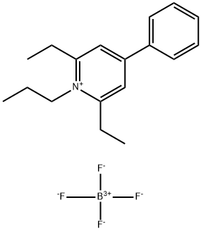 2,6-DIETHYL-4-PHENYL-1-PROPYLPYRIDINIUM TETRAFLUOROBORATE 结构式