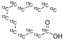 肉豆蔻酸-UL-13C 结构式