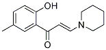 1-(2-Hydroxy-5-methylphenyl)-3-(1-piperidinyl)-2-propen-1-one 结构式