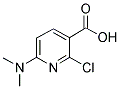 2-CHLORO-6-(DIMETHYLAMINO)PYRIDINE-3-CARBOXYLIC ACID 结构式
