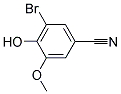 3-Bromo-4-hydroxy-5-methoxy-benzonitrile 结构式