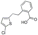 2-[2-(5-CHLORO-2-THIENYL)ETHYL]BENZOIC ACID 结构式