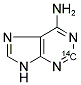 Adenine, [14C(U)]- 结构式