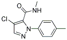 4-CHLORO-N-METHYL-1-(4-METHYLPHENYL)-1H-PYRAZOLE-5-CARBOXAMIDE 结构式