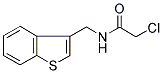 N-(1-BENZOTHIOPHEN-3-YLMETHYL)-2-CHLOROACETAMIDE 结构式