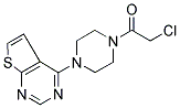 2-CHLORO-1-(4-THIENO[2,3-D]PYRIMIDIN-4-YLPIPERAZINO)-1-ETHANONE 结构式