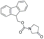 1-N-FMOC-3-PYRROLIDINONE 结构式