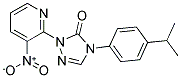 4-(4-ISOPROPYLPHENYL)-2-(3-NITRO-2-PYRIDINYL)-2,4-DIHYDRO-3H-1,2,4-TRIAZOL-3-ONE 结构式