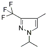 1-ISOPROPYL-4-METHYL-3-(TRIFLUOROMETHYL)-1H-PYRAZOLE 结构式