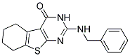 2-(BENZYLAMINO)-5,6,7,8-TETRAHYDRO[1]BENZOTHIENO[2,3-D]PYRIMIDIN-4(3H)-ONE 结构式