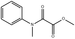 METHYL 2-(METHYLANILINO)-2-OXOACETATE 结构式